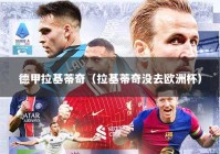 德甲拉基蒂奇（拉基蒂奇没去欧洲杯）